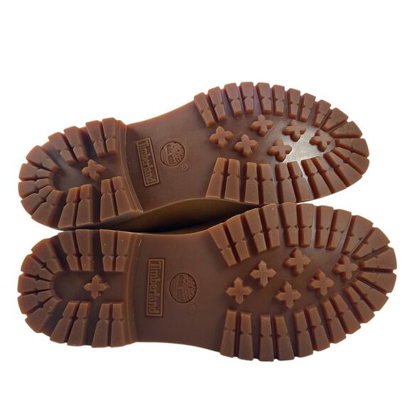 Timberland Roll Top Boots Womens 10 M Wheat Nubuck Warm Lined Teddy Fleece WP - Picture 10 of 11